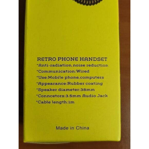 Retro Handset, Cell Phone Handset Anti Radiation #A10 - Picture 5 of 7